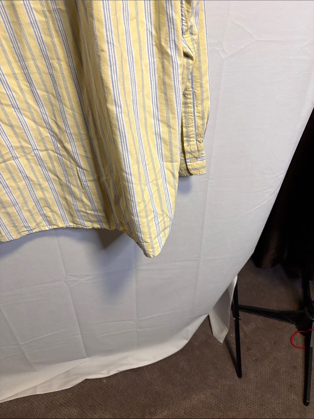 U.S. Polo Assn. Yellow and White Striped Long-Sleeve Shirt - Picture 11 of 11